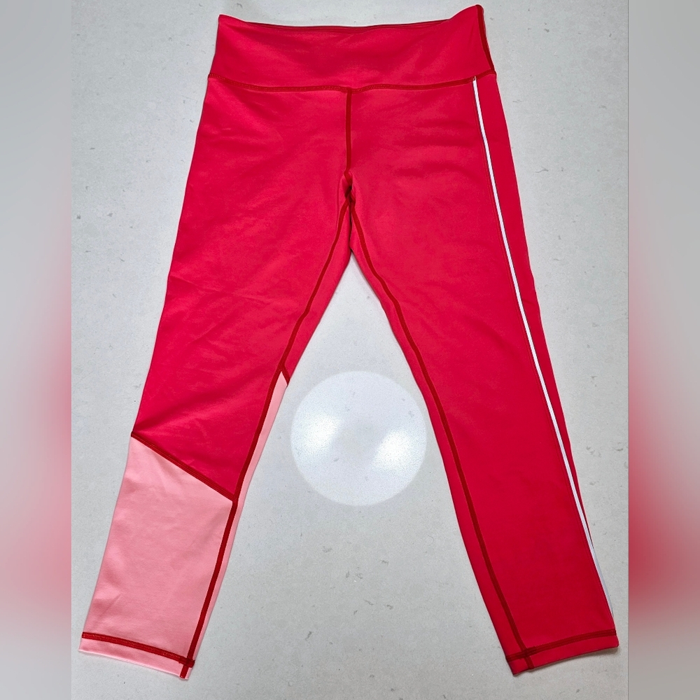 🍦🩷 ZYIA Active POPSICLE PINK Reflective Light N Tight Leggings Yoga 8 10